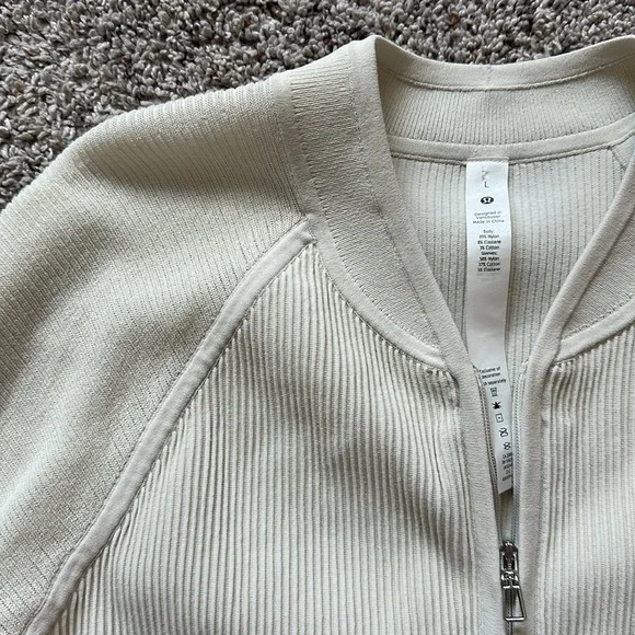 Lululemon Lightweight Ribbed Knit Jacket - Picture 5 of 14
